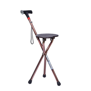 smart folding cane with seat