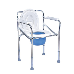 commode chair (chrome plated)